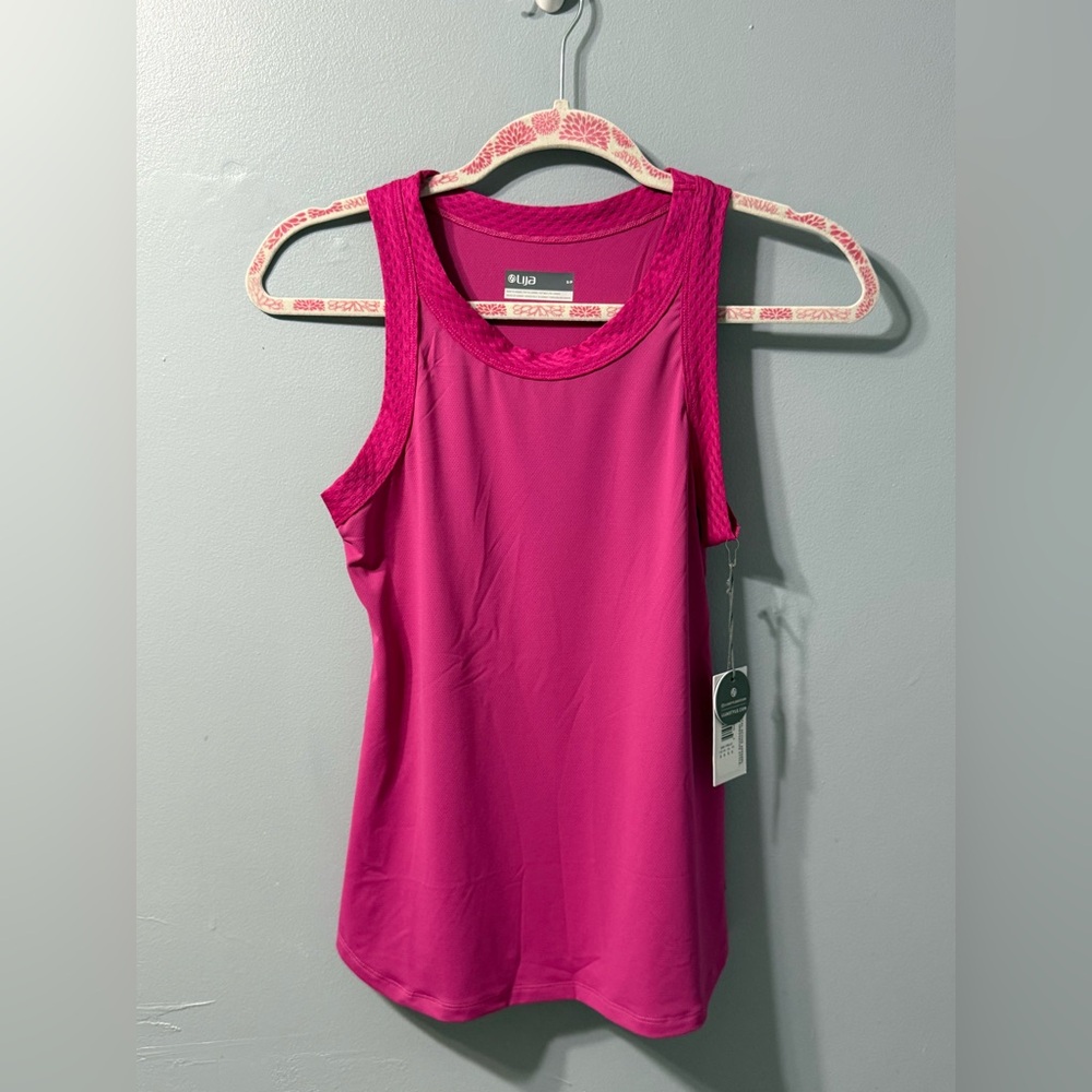 NWT Lija Power Tank‎ in Pink Azalea Women’s Athletic Top Size Small